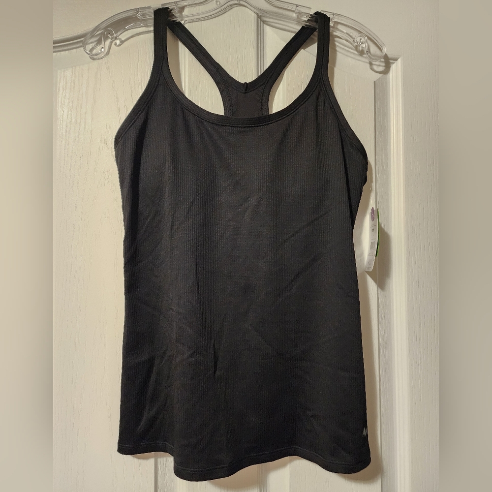 New Athletic Works Ribbed Racer Tank - Picture 1 of 3